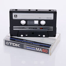 1x TDK MA60 Metall Kassette Audiokassette Cassette (A)