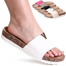 Damen Plateau Pantoletten