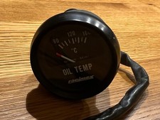 Rundinstrument Racimex Öltemperaturanzeige 12V für Youngtimer / Oldtimer