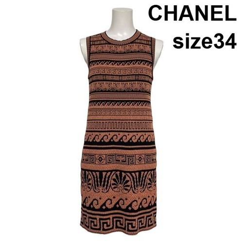 Chanel strickkleid minikleid - chanel,