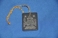 Biberach Schützenfest Schützenfestabzeichen 1986