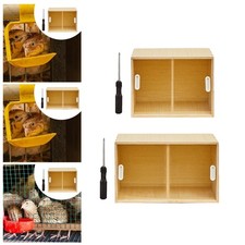 Brutkasten für Küken Brutkasten Nistkasten Wachtelstall Holz Hamsterkäfig