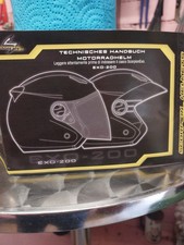 Motorrad Helm. Gr58. .schwarz..mit Extra Schild