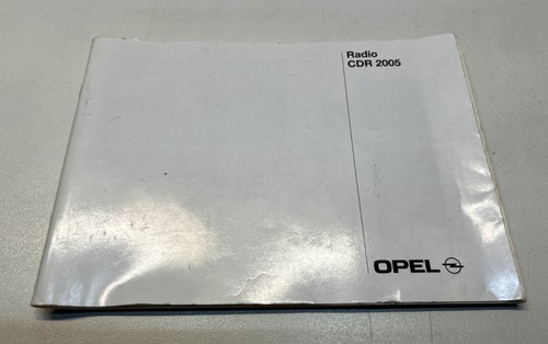 Bedienungsanleitung opel radio - bedienungsanleitung,