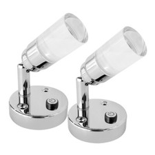 2x 12v LED Leselampe mit