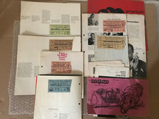 Konzertkarten  Autogramme Jazz 60er Jahre