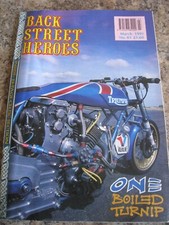 BSH BACK STREET HEROES MAR 1991 FLYING MOPEDS SCOTLAND TRIUMPH DRAG BIKE XV750