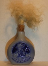 Alte große Schnupftabakflasche Schmalzlerfranzl v. Gebr.Bernhard A.G. Regensburg