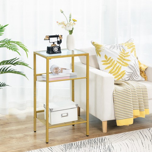 Hoobro beistelltisch gold - hoobro,