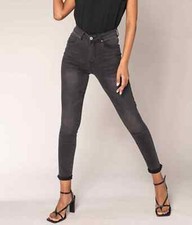 Slim fit Damen Jeans Stretch Grau Nina Carter P120-3