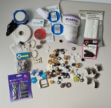 Nähzubehör: Nähnadeln, Stecknadeln, Nähmaschinennadeln, Gummiband, Knöpfe...