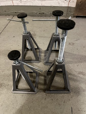 Stützböcke Aluminium 4 Stück mit Spindel für Fahrzeuge, Wohnmobil, Caravan...