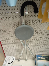 Gehstock mit Sitzfläche Sitzstock Stuhl Hocker Camping klappbar Aluminium