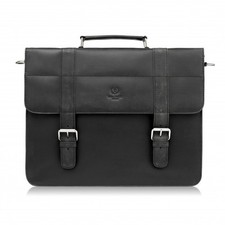 Herren schwarz Leder