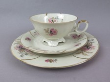 Bareuther Bavaria 3er Sammelgedeck (Tasse UT Kuchenteller) Porzellan Goldrand