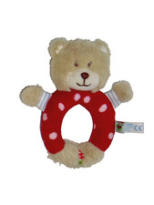 Spiegelburg Baby Glück 12 cm Bär Teddybär Rassel Greifling Stofftier Plüschtier