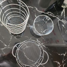 3 Verschiedene Deko Behälter. Ablage  Kl Metallkorb