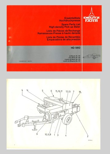 Deutz fahr hochdruckpresse - deutz, hd