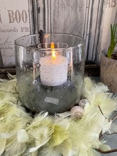 WINDLICHT GLAS MIT METALL
