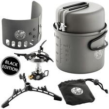 Optimus Elektra Cook System Black Edition Kochsystem Gaskocher Outdoor Camping