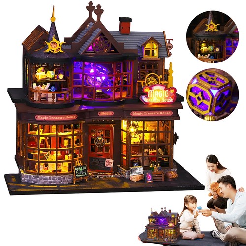 Miniatur zauberhaus holz - miniatur,
