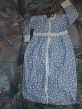 Baby Schlafsack 70cm C&A Langärmlig Dünn Sommer Hell Blau Retro Frühling Herbst