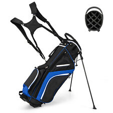 Golfbag Standbag Golftasche mit 6 Taschen wasserdicht mit Regenhaube