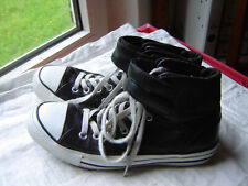 Converse Chuck Taylor CHUCKS Union Jack schwarz hoch Klett Grösse 39,5  US 6 1/2