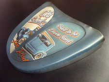 Blechschild Motorhaube 48cm Deko USA American Bar Hot Rod Car Route 66 Hood V8