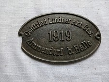 Waggonschild Gottfried Lindner