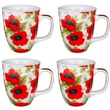 Tassen set mohnblumen - 4-tassen-set, 0,4