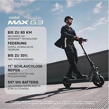 Ninebot by Segway KickScooter MAX G3 D Elektro-Scooter