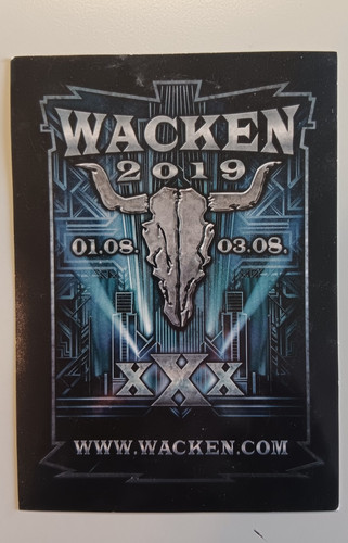 Wacken 2019 postkarte - wacken,