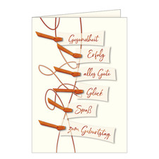 Geburtstagskarte im A4-Format