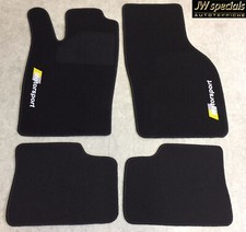 Autoteppich Fußmatten für Opel Calibra Motorsport 3farbig Absatzschutz 4 teilig 