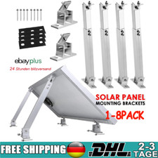Solarpanel Halterung Aufständerung für Solarmodul Wand Boden Montage PV 1/2/4/8^