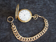 Pan-America Savonette Taschenuhr Double vergoldet