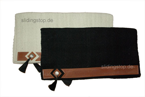 Showblanket mit lederbesatz - showblanket,