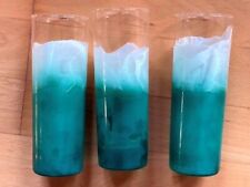 23x Long Drink Gläser Mix  Modelle farbig bunt Trinkgläser  Kunstglas verziert