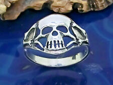 Totenkopf Ring 925 Sterling