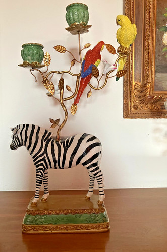 Kerzenhalter werns zebra und - kerzenhalter,