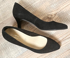 5th Avenue Größe 36 Pumps, High Heels Wildleder schwarz Neu