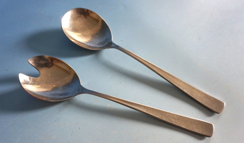 Vintage auerhahn salatbesteck - vintage,