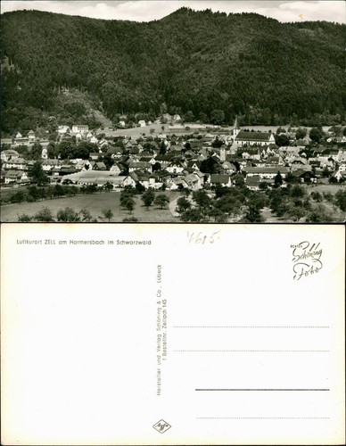 Ansichtskarte zell - zell, am