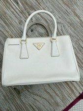 PRADA Galleria Umhängetasche weiß