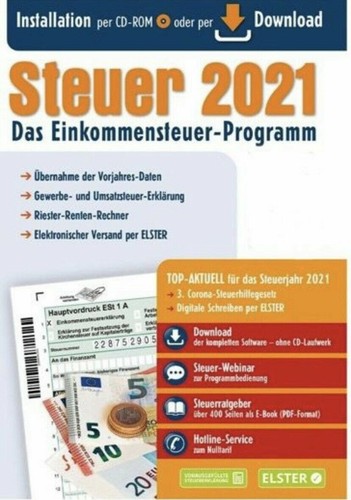 Steuer 2021 download das - cd,