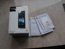 Original Verpackung Sony Xperia J mit Kurzanleitung