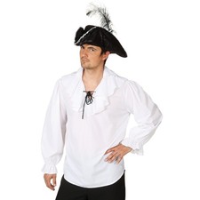 Weißes piratenhemd für - weißes,