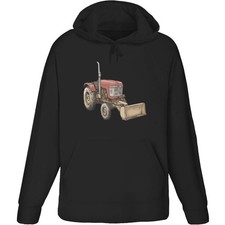 Hoodie / Kapuzenpullover "Traktor mit Baggeraufsatz" für Erwachsene (HO048494)