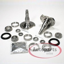 2 x Achszapfen Achsschenkel Radnabe + 2 x Radlager hinten für Audi A4 [B5]